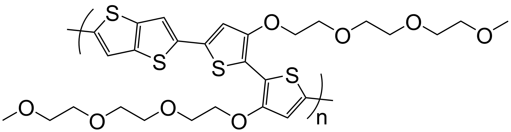 2-(3,3'bis(2-(2-(2-methoxyethoxy)ethoxy)ethoxy)-5'-methy-[2,2’-bithiophen]-5-yl)-5-methylthieno[3,2-b]thiophene/2058240-28-9